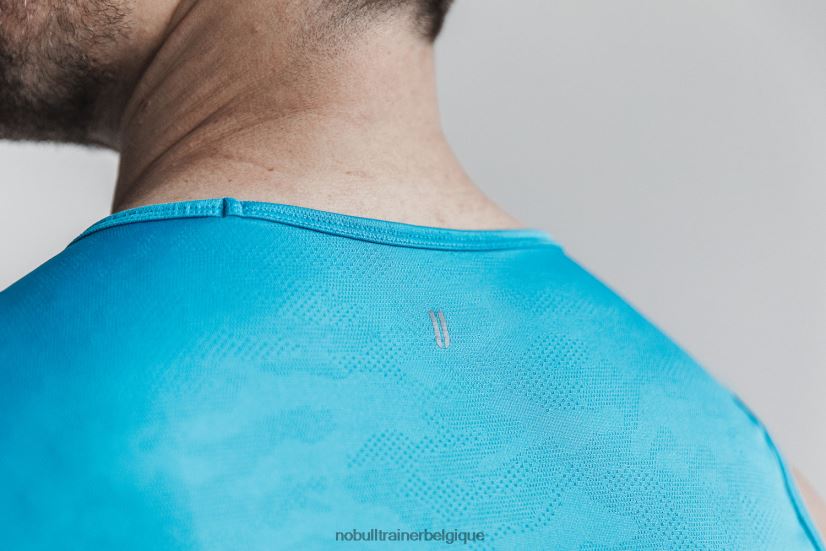 NOBULL débardeur léger texturé pour hommes (camouflage néon) bleu88R8PT975
