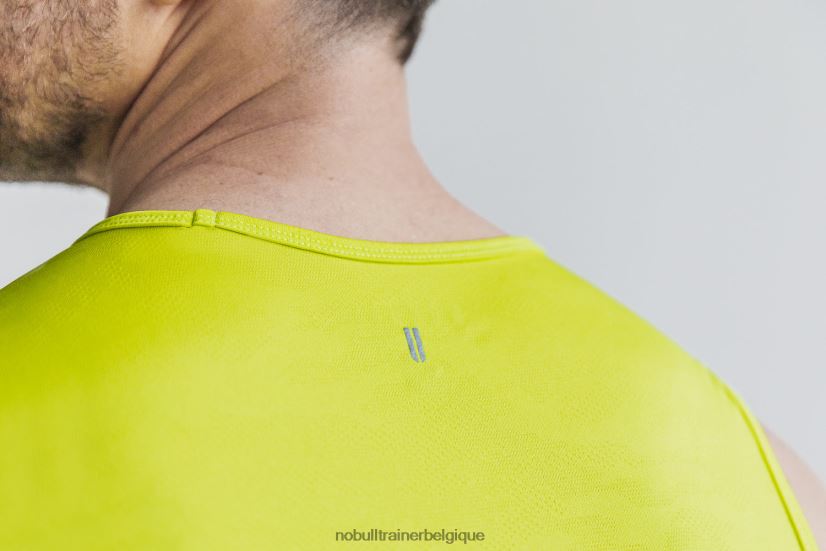 NOBULL débardeur léger texturé pour hommes (camouflage néon) jaune88R8PT977