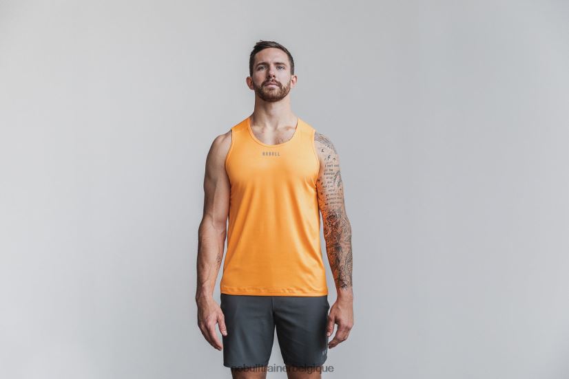 NOBULL débardeur léger texturé pour hommes (camouflage néon) orange88R8PT978