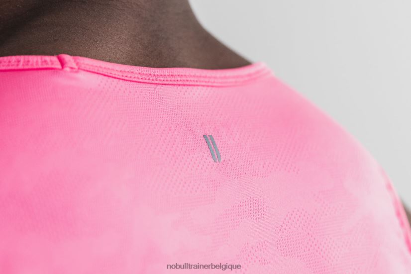 NOBULL débardeur léger texturé pour hommes (camouflage néon) rose88R8PT976