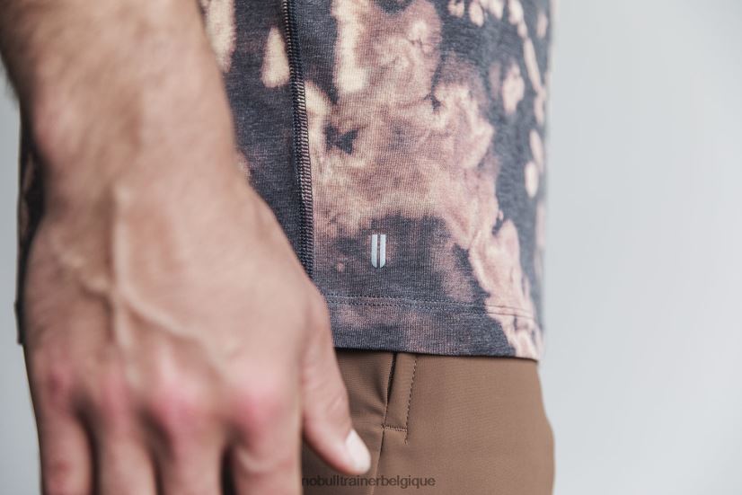 NOBULL débardeur pour hommes (tie-dye) beige et noir88R8PT821