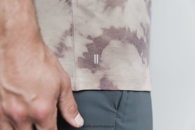 NOBULL débardeur pour hommes (tie-dye) tan & café88R8PT823