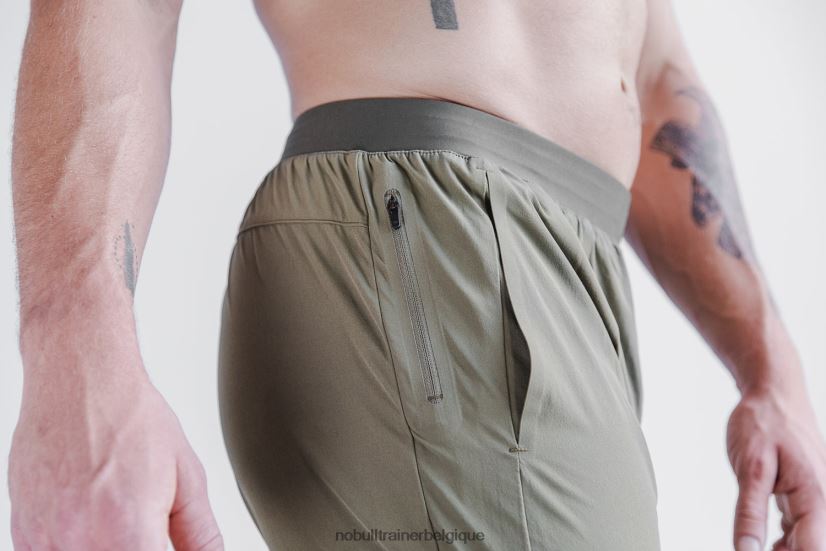 NOBULL pantalon de jogging tissé léger pour hommes army88R8PT748