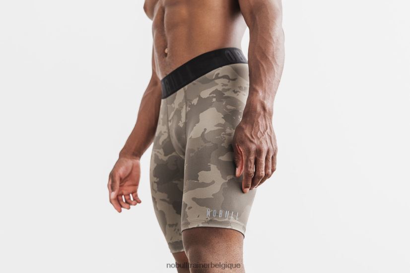 NOBULL short de compression pour hommes 9 (camouflage continental) rock88R8PT780