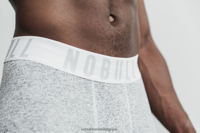 NOBULL short de compression pour hommes 9 (peluche chiné) blanc88R8PT639