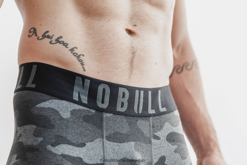 NOBULL short de compression pour hommes 9 (peluche chiné) carbone88R8PT638
