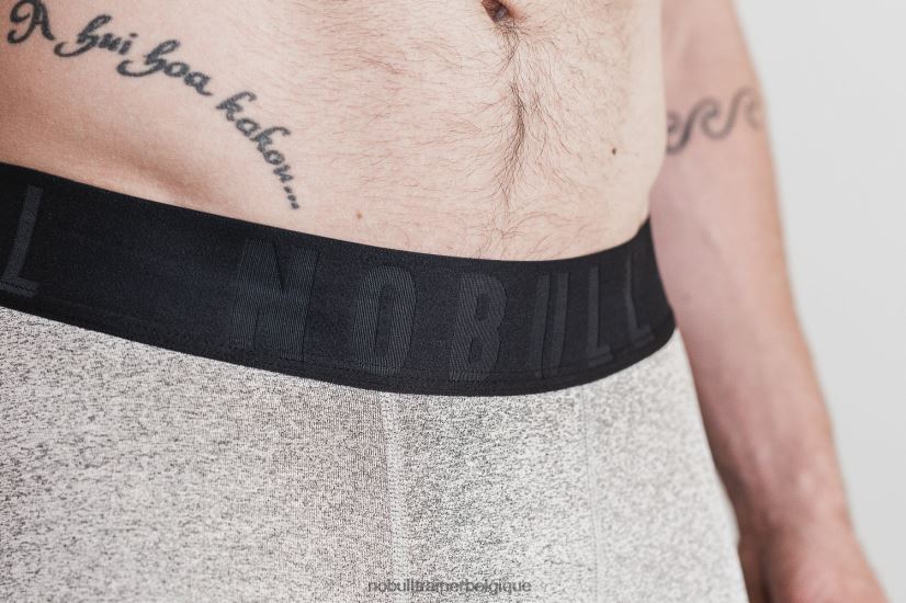 NOBULL short de compression pour hommes 9 (peluche chiné) os88R8PT637