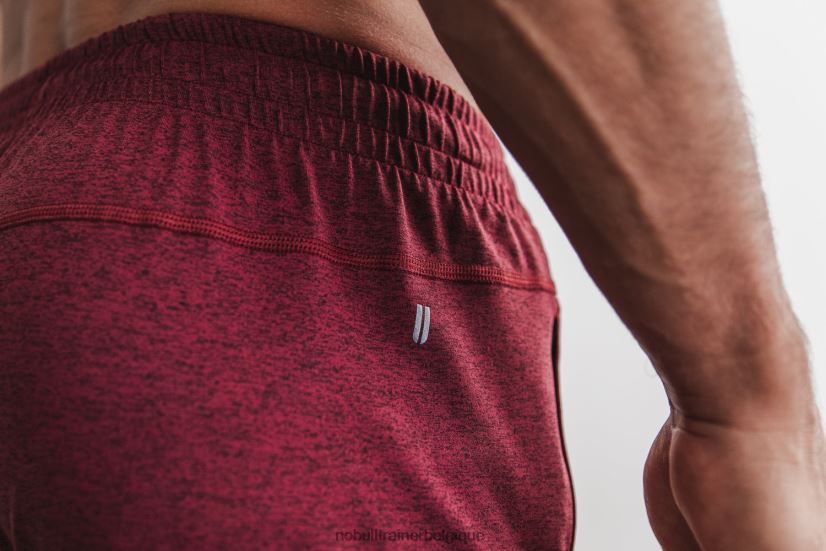 NOBULL short en tricot léger pour hommes 7 wine88R8PT652