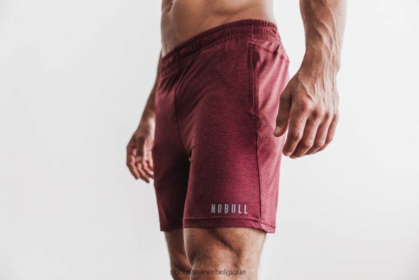NOBULL short en tricot léger pour hommes 7 wine88R8PT652
