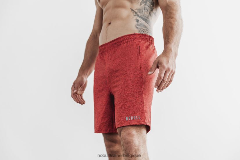 NOBULL short en tricot pour hommes 8,5 rouge88R8PT1175
