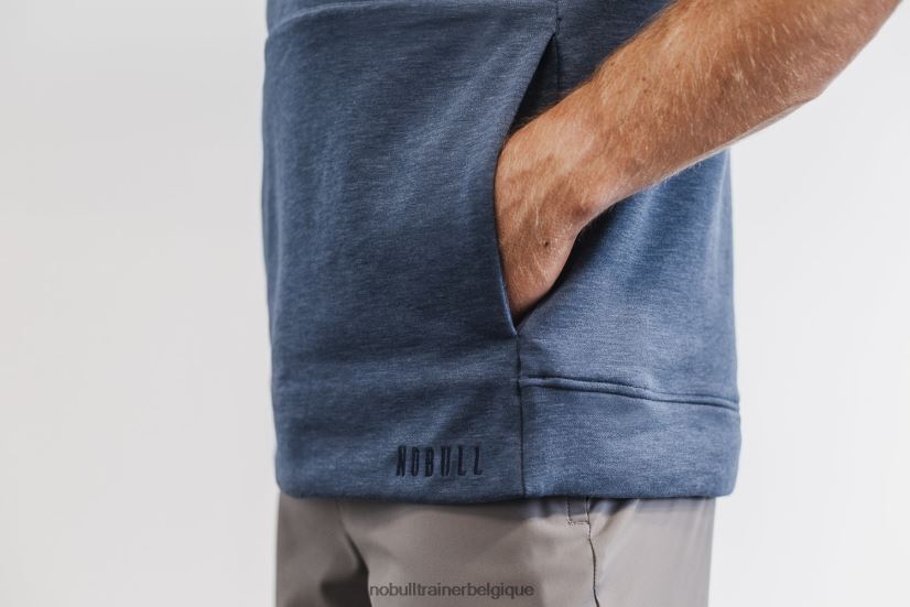 NOBULL sweat à capuche sans manches en micropeluche pour hommes profond88R8PT1197