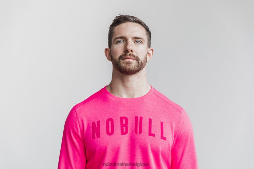 NOBULL sweat-shirt ras du cou pour hommes (néon) rose88R8PT1001
