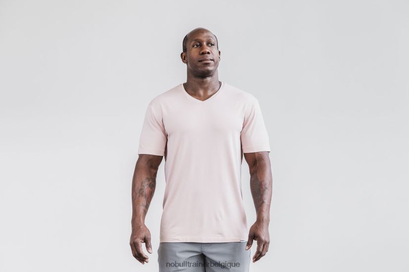 NOBULL t-shirt léger à col en V pour hommes Dusty88R8PT936