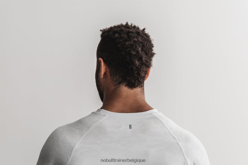 NOBULL t-shirt léger texturé à manches longues pour hommes (camo) frost88R8PT1135