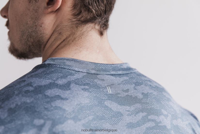 NOBULL t-shirt texturé léger pour hommes (camo) côtier88R8PT898