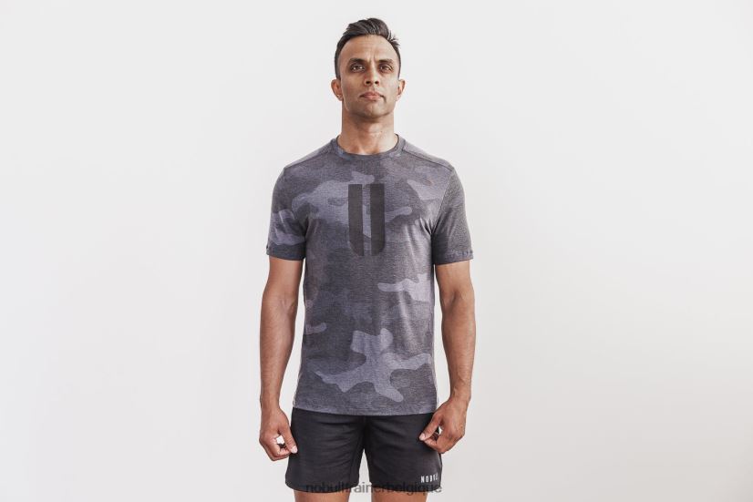 NOBULL tee-shirt cornes pour hommes (camo) anthracite88R8PT940