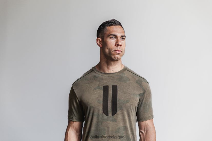NOBULL tee-shirt cornes pour hommes (camo) army88R8PT941