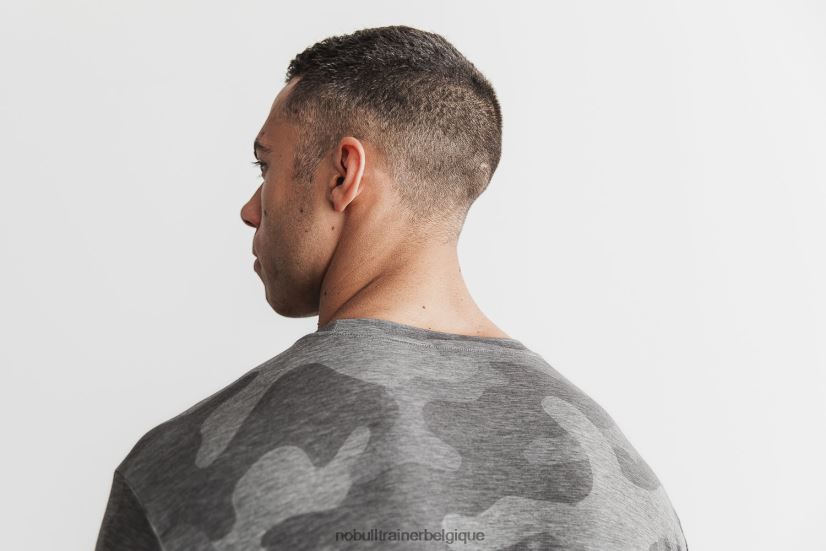NOBULL tee-shirt cornes pour hommes (camo) gris88R8PT939