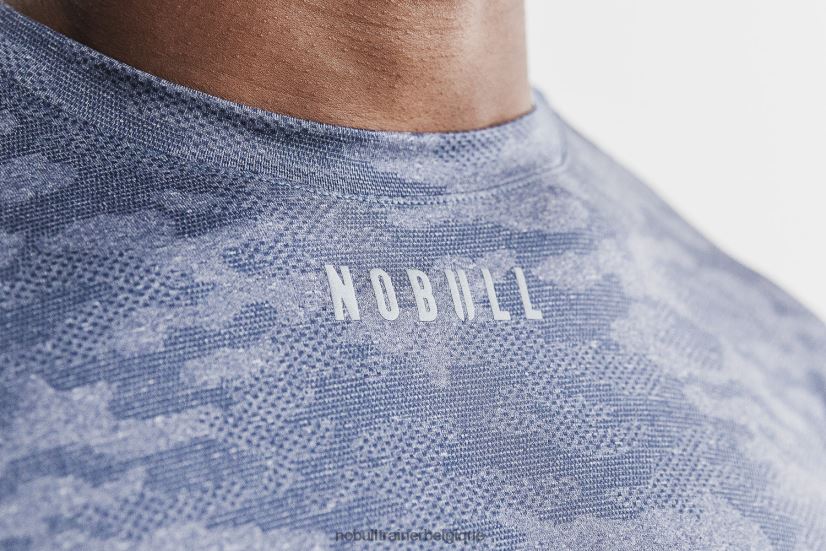 NOBULL tee-shirt léger texturé pour hommes (camo) marine88R8PT902