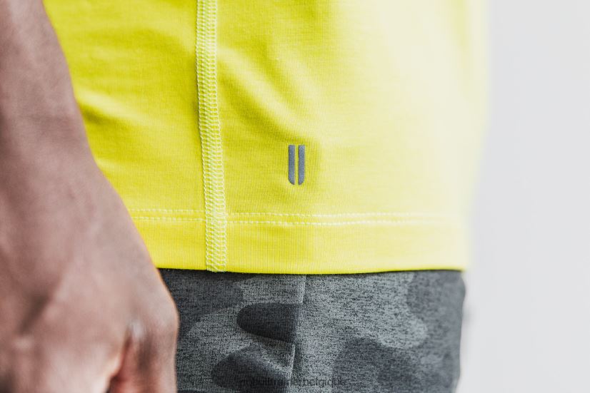 NOBULL tee-shirt sans manches pour hommes (néon) jaune88R8PT1068